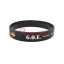PULSERA IMMORTAL PVC G.O.E NEGRA
