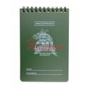 LIBRETA WATERPROOF IMMORTAL 15 X 10 CM VERDE