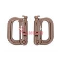 FASTENER IMMORTAL PVC 2PCS COYOTE