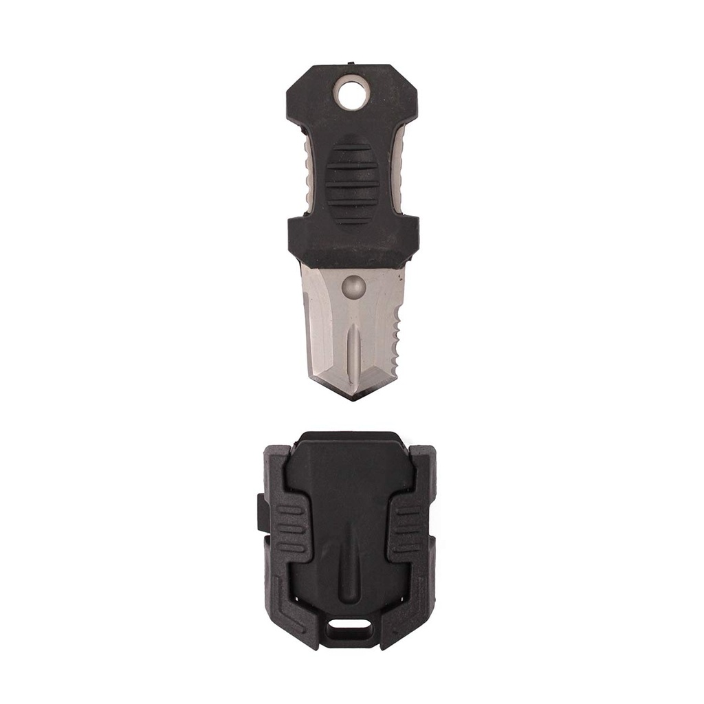 CUCHILLO MINI IMMORTAL MOLLE C/FUNDA RIGIDA NEGRO