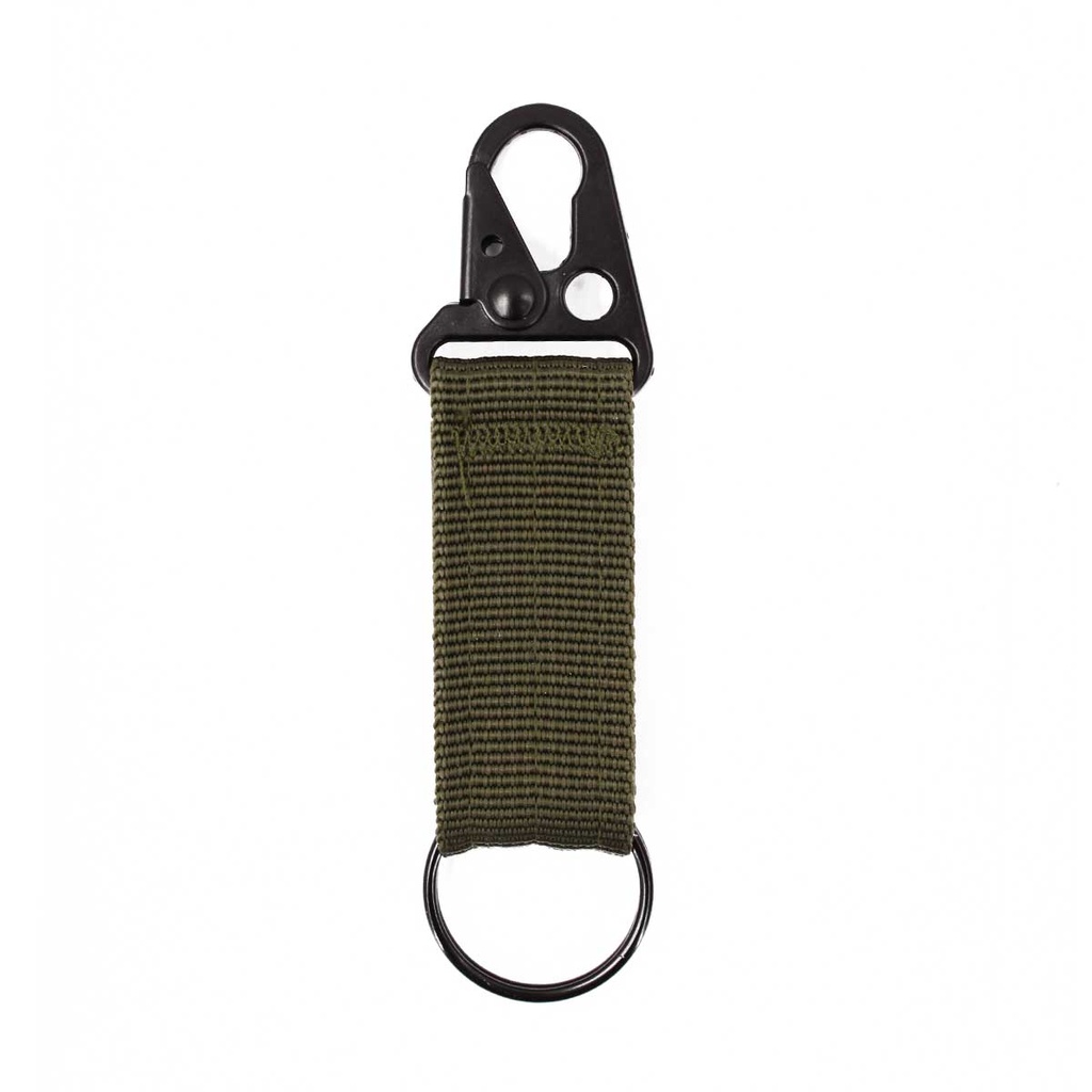 MOSQUETON IMMORTAL C/LLAVERO 10CM VERDE