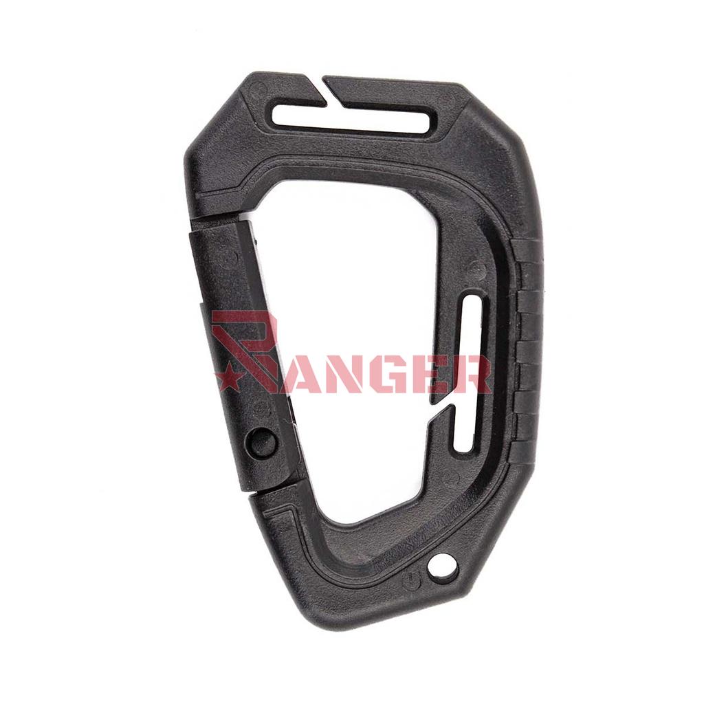MOSQUETON IMMORTAL PVC TACTICO 89MM NEGRO