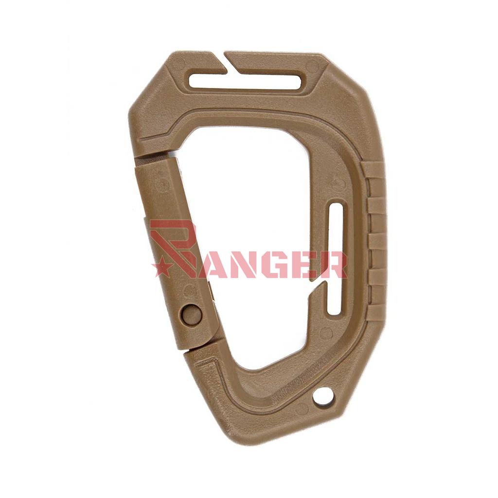 MOSQUETON IMMORTAL PVC TACTICO 89MM COYOTE