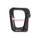 MOSQUETON IMMORTAL PVC CUADRADO 58 X 49 MM NEGRO
