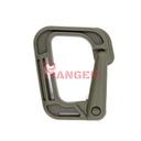 MOSQUETON IMMORTAL PVC CUADRADO 58 X 49 MM VERDE