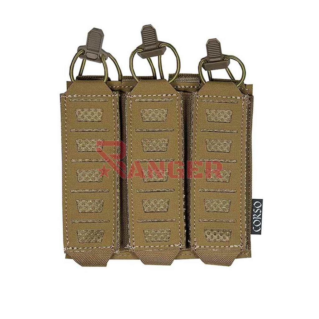 POUCH CORSO CARGADOR MP5/MP7 TRIPLE DAGGER LASER COYOTE