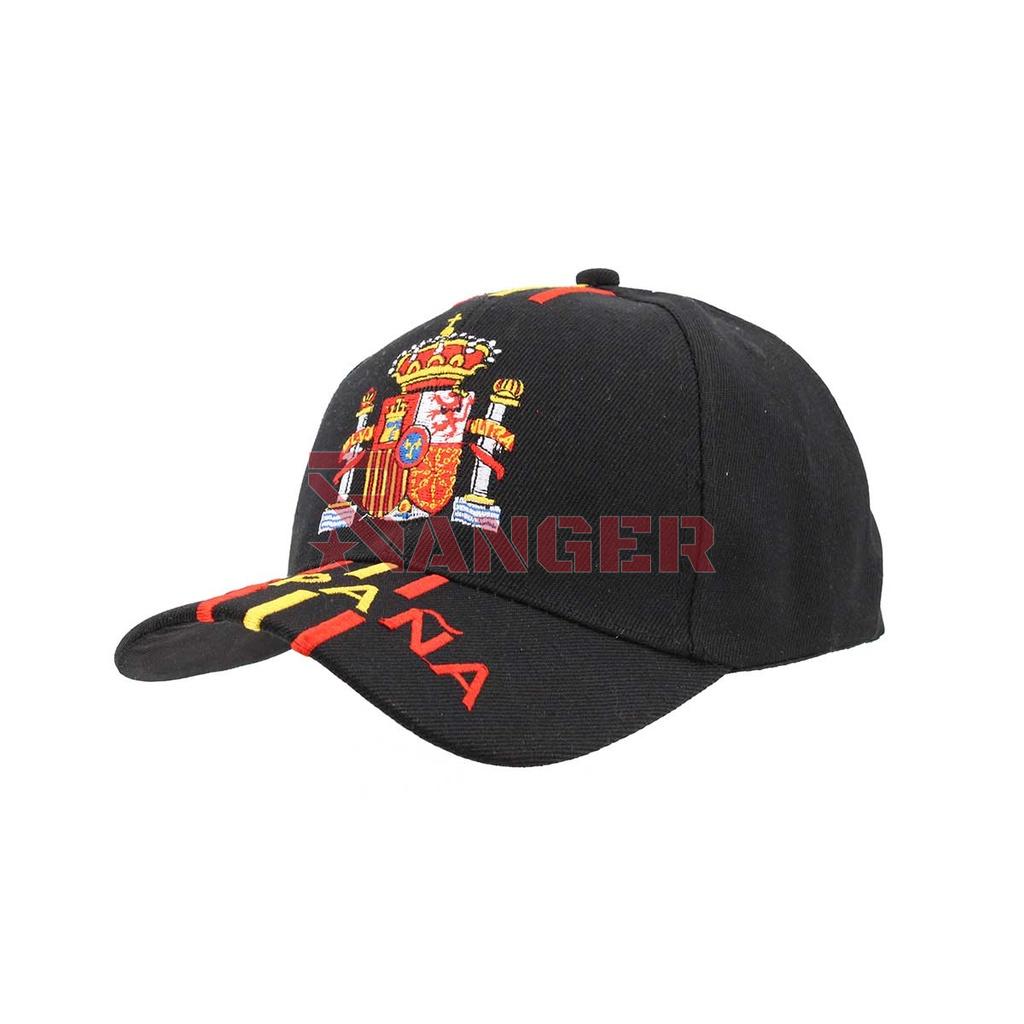 GORRA BORDADA CONSTITUCION 3 TIRAS FRONTALES ESPAÑA NEGRA MARINO