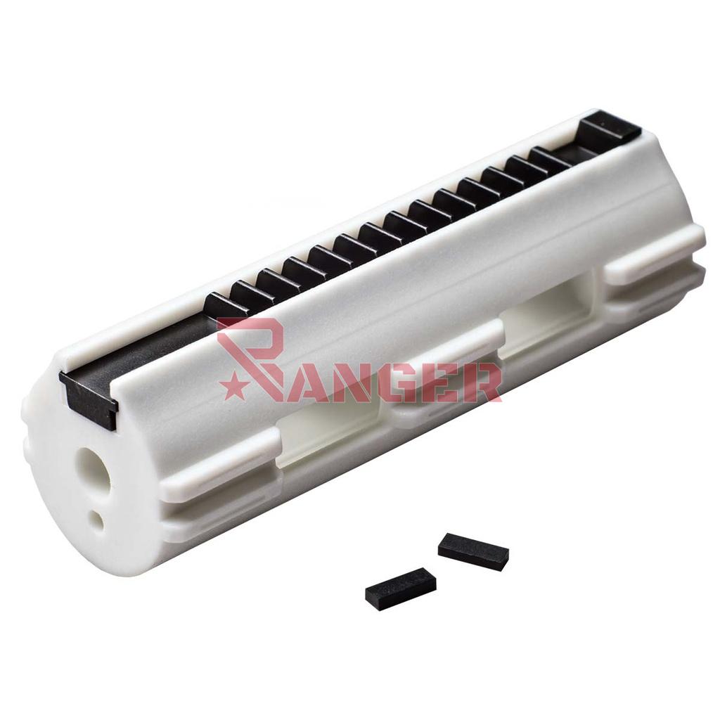 PISTON AEG FPS ALIGERADO 14 DIENTES METALICOS ZERO SHOCK BLANCO