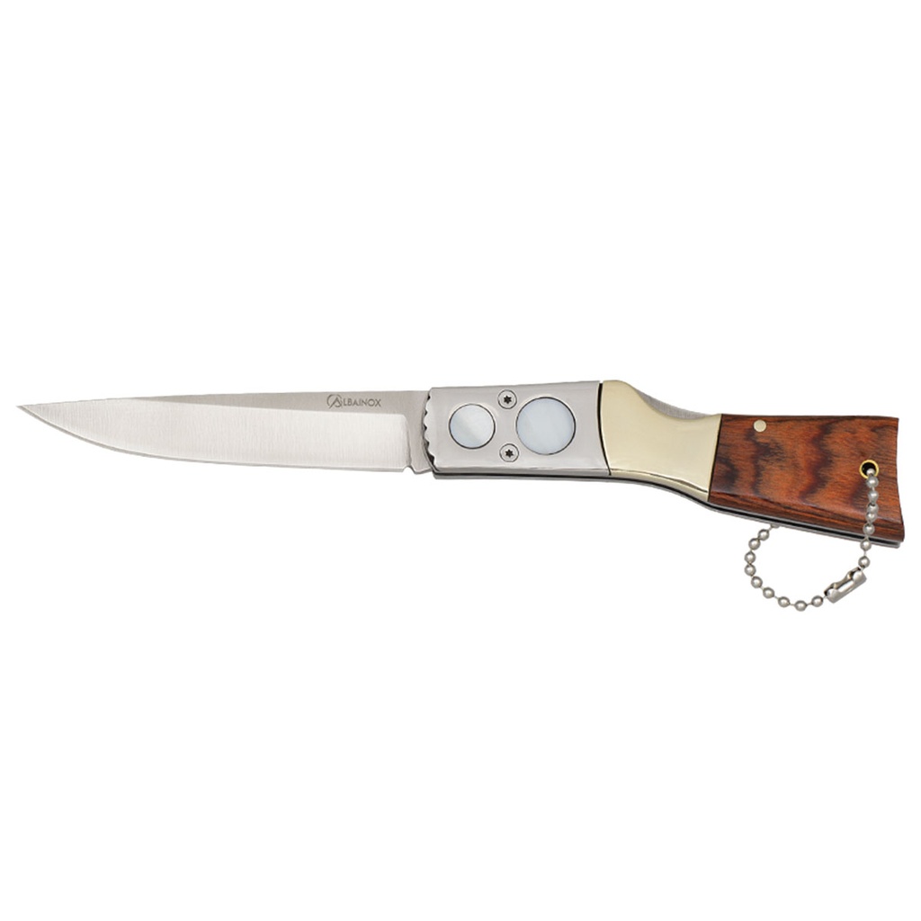 NAVAJA ALBAINOX RIFLE 9 CM MADERA