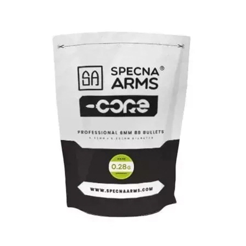 BOLAS SPECNA ARMS CORE BIO 0.28G 0.5KG BLANCA