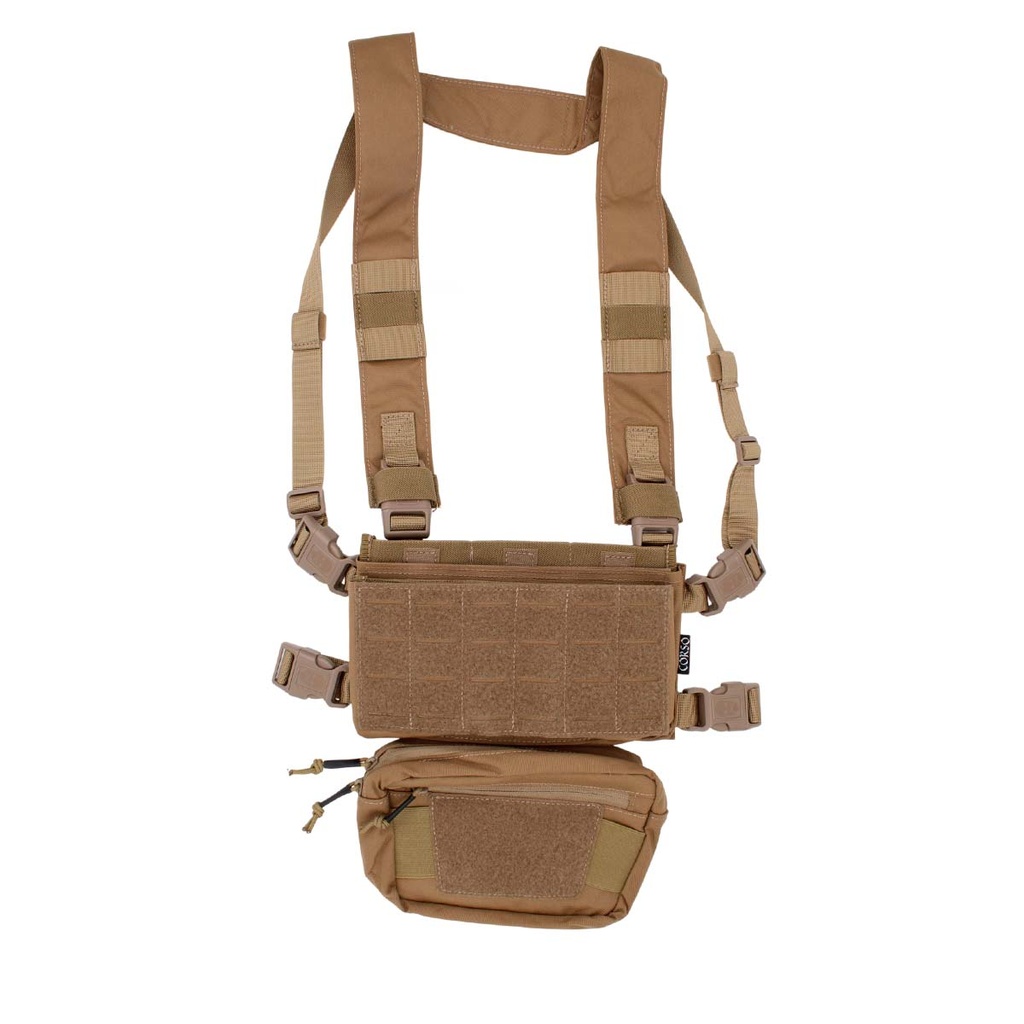CHEST RIG CORSO FLINT MK1 COMPACT COYOTE