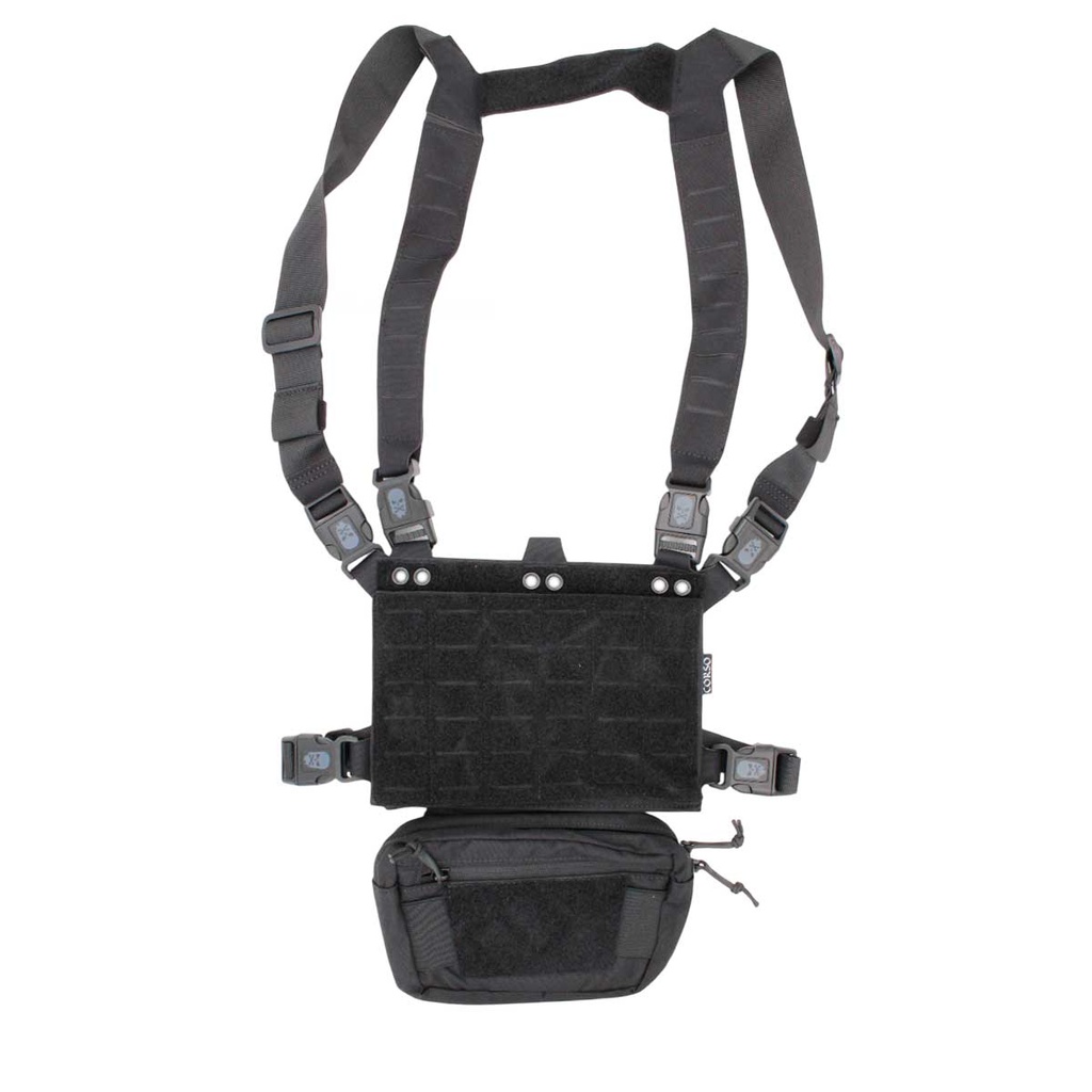 CHEST RIG CORSO FLINT MK1 COMPACT NEGRO