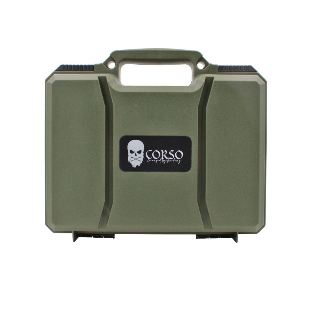 MALETIN PISTOLA CORSO RIGIDO CORSAIR MK1 29CM VERDE