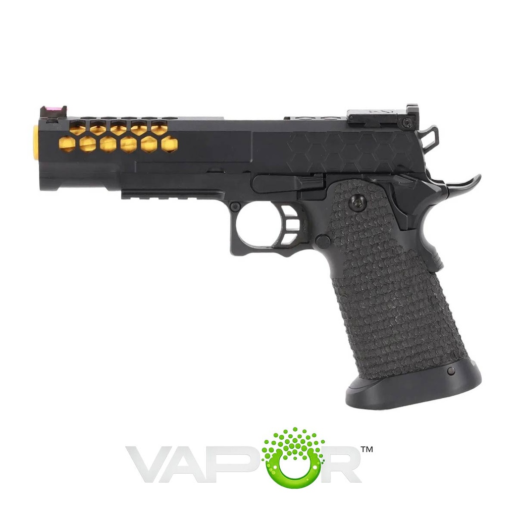 PISTOLA SPECNA ARMS SA-VGP15 VAPOR NEGRA-DORADA