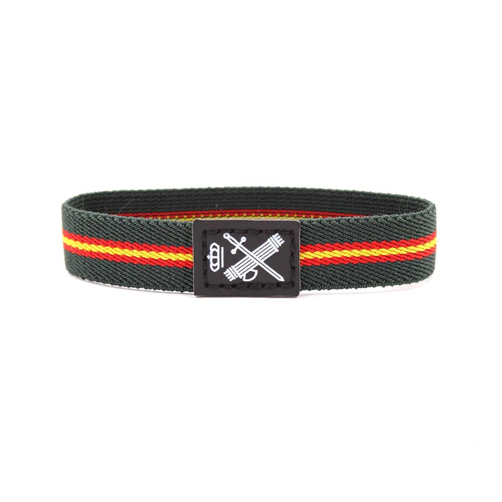 PULSERA IMMORTAL ELASTICA GUARDIA CIVIL VERDE