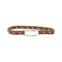 PULSERA IMMORTAL CIERRE METALICO VERDE