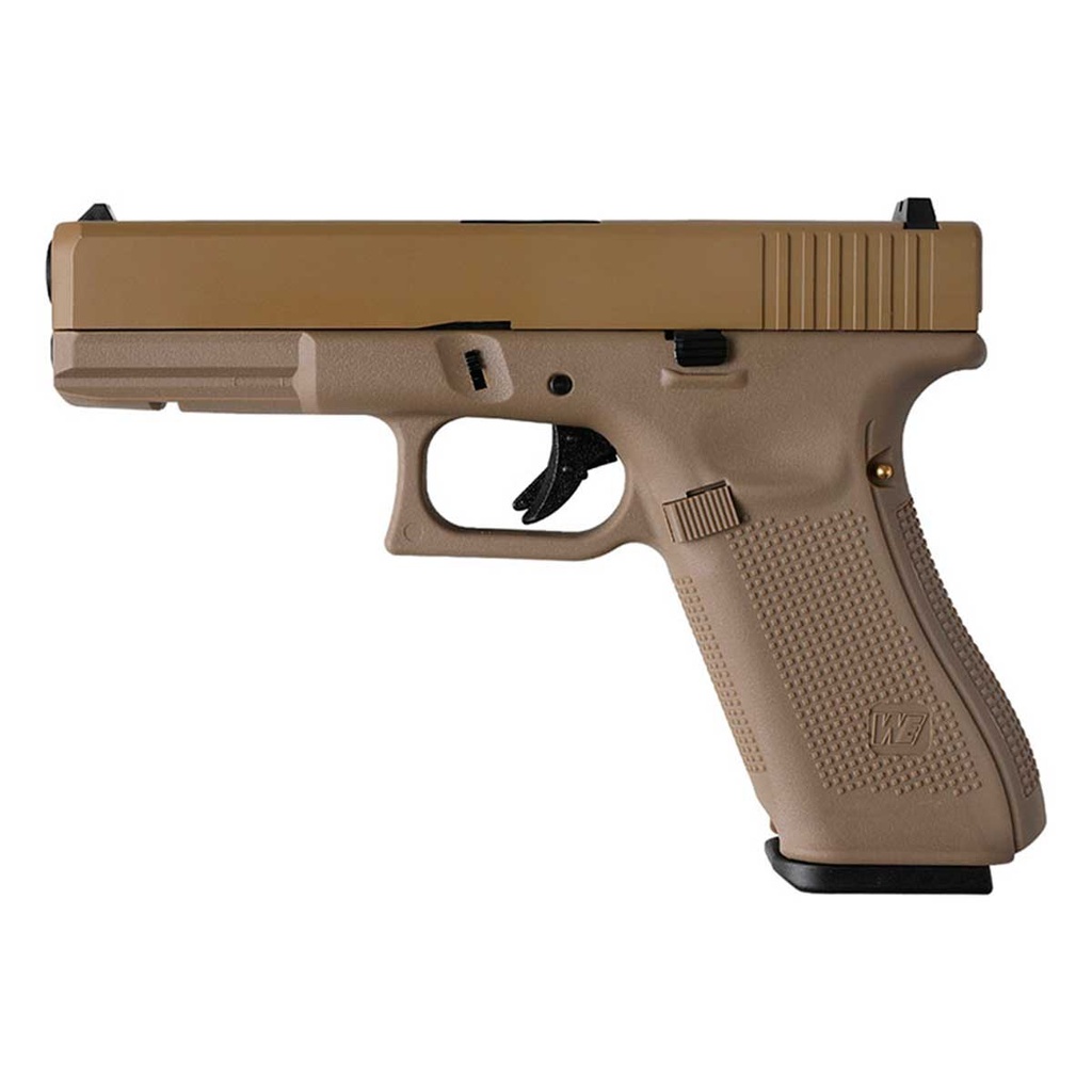 PISTOLA WE G17 V5 4.5MM FULL METAL TAN
