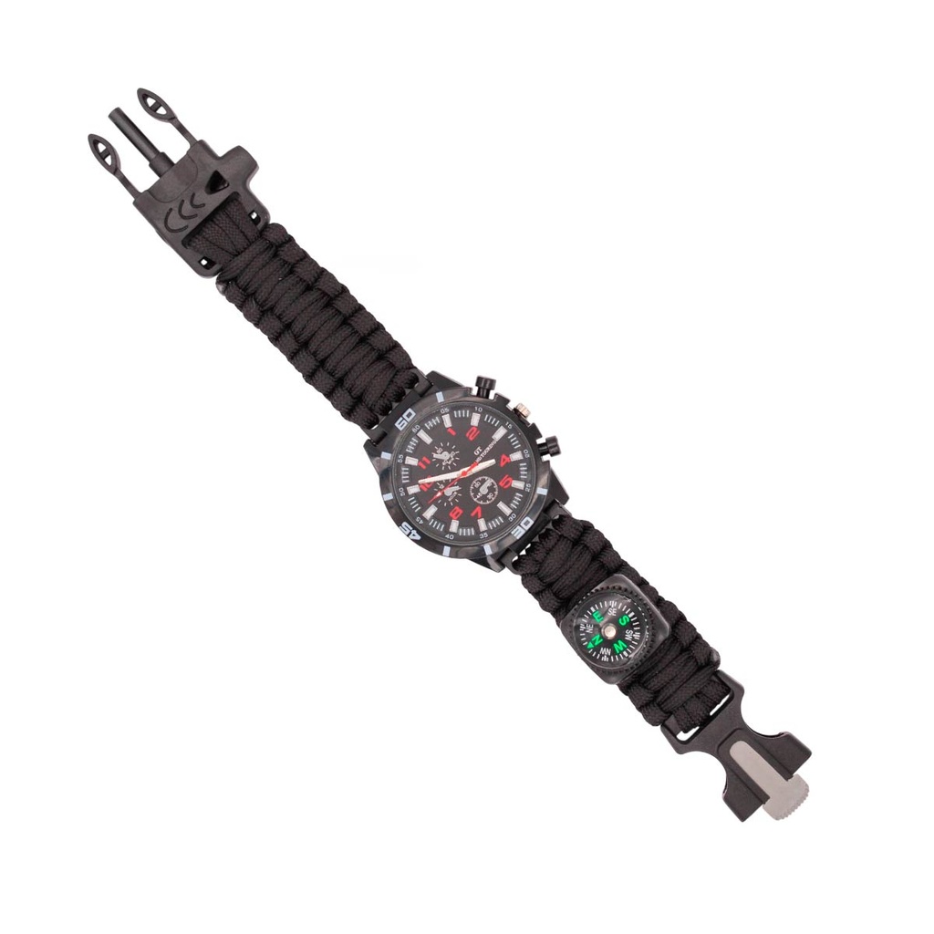 RELOJ PARACORD IMMORTAL NEGRO