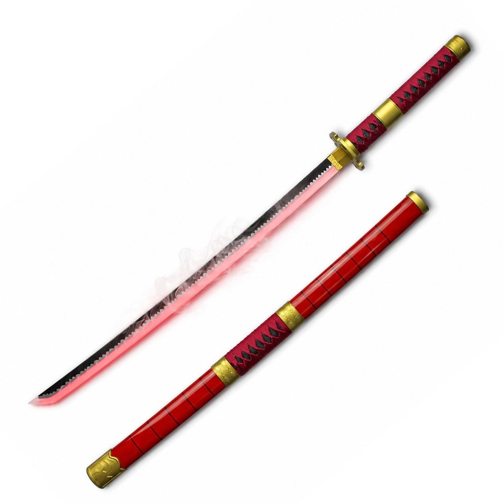 KATANA BH MADERA LED HUMO 3132 OPC 103CM ROJA
