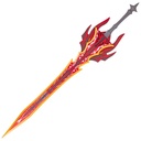 ESPADA BH 6077 SLV 130CM ACERO ROJA-DORADA