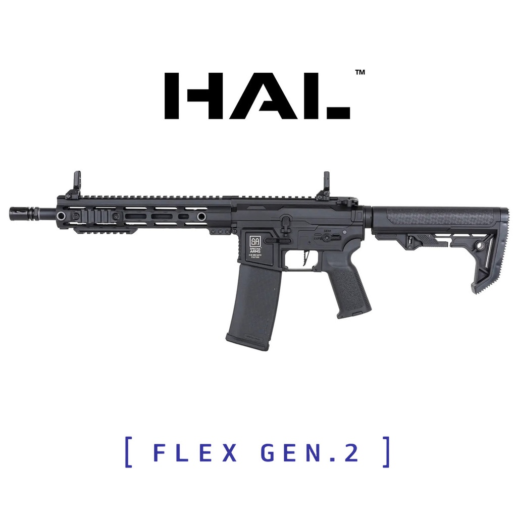 FUSIL SPECNA ARMS SA-F05-RL FLEX GEN.2 HAL ETU BRUSHLESS LIGHT OPS STOCK NEGRO