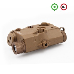 [ARS-32117-DE] LINTERNA TACTICA ARSENIC ANPEQ LASER VERDE TAN
