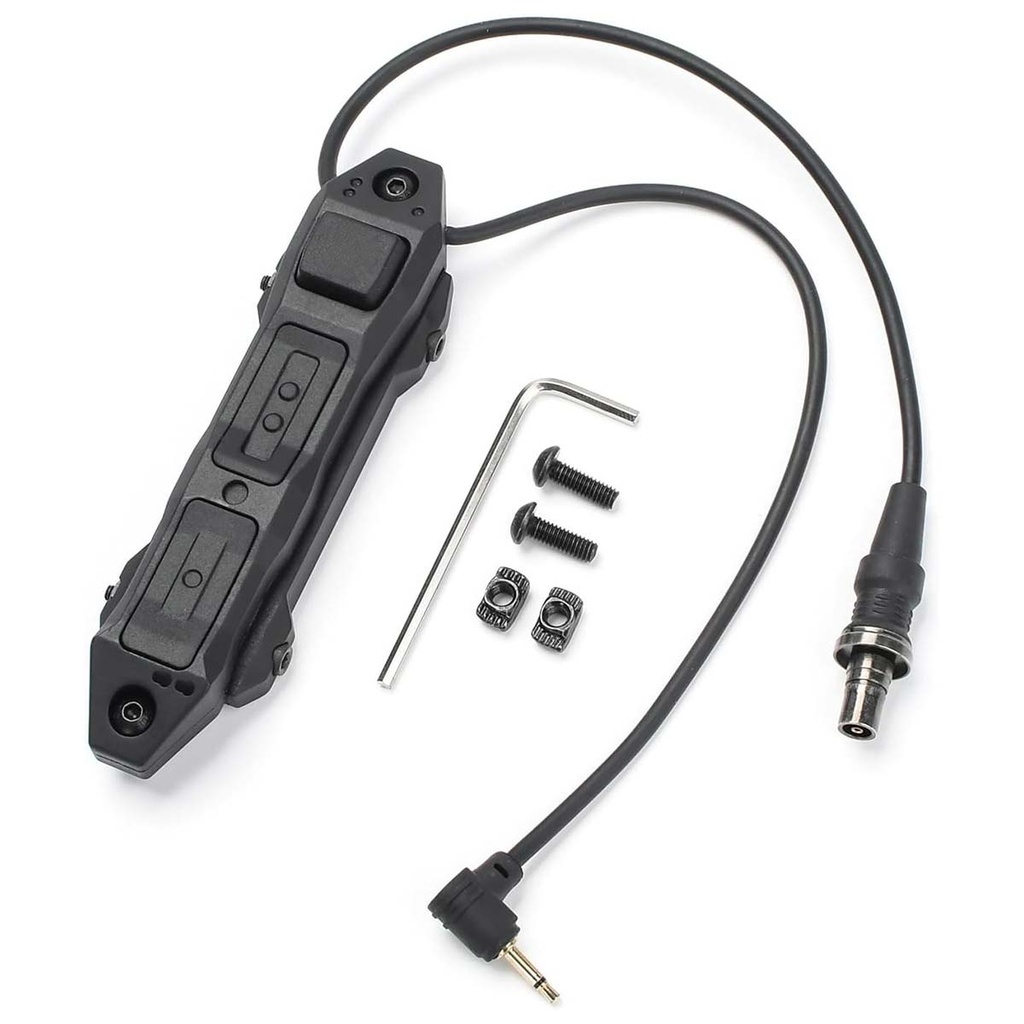 PULSADOR ARSENIC AS7004 PARA LINTERNA Y ANPEQ 2 FUNCIONES SF ML & 2.5MM NEGRO