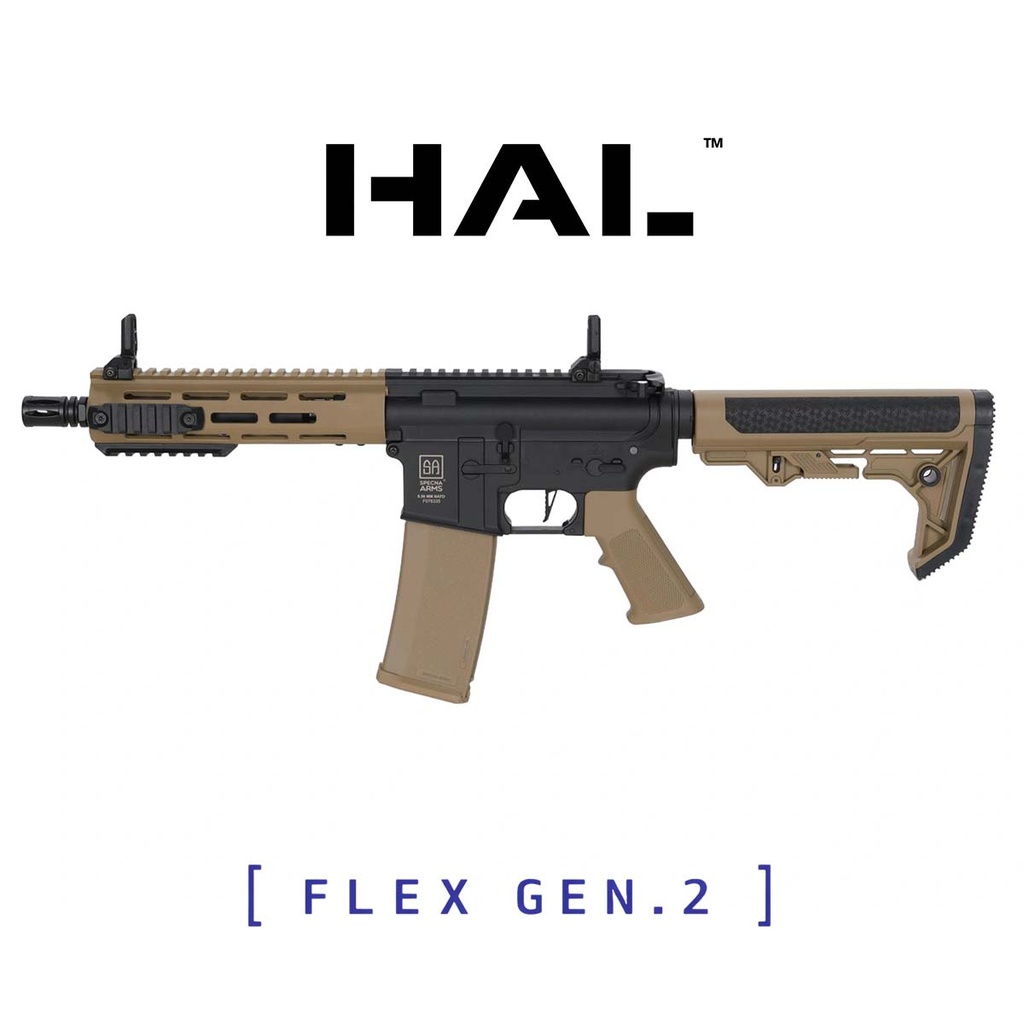 FUSIL SPECNA ARMS SA-F14 FLEX GEN.2 HAL ETU NEGRO-TAN