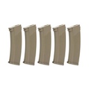 CARGADOR FUSIL SPECNA ARMS AK J-SERIES HI-CAP 5PCS TAN