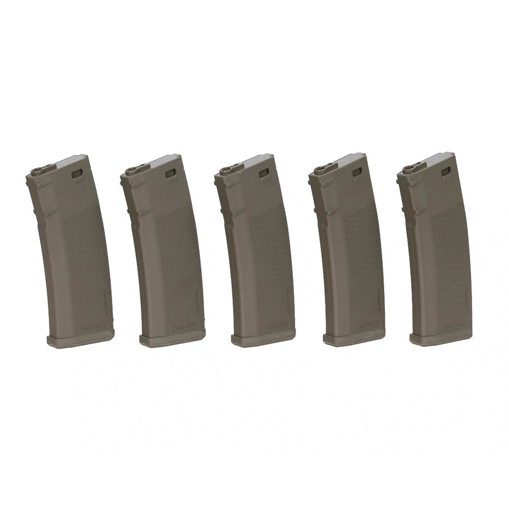 CARGADOR FUSIL SPECNA ARMS M4 5PCS 125RDS VERDE