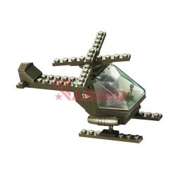 [M38-B5700] HELICOPTERO ARMY ATAQUE MINI PIEZAS 413156 VERDE
