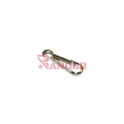 [300333] MOSQUETON PETATE PEQUEÑO CLIP PLATA