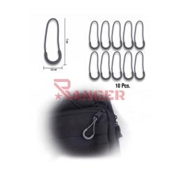 [09850] TIRADOR CREMALLERA PVC 10PCS GRIS