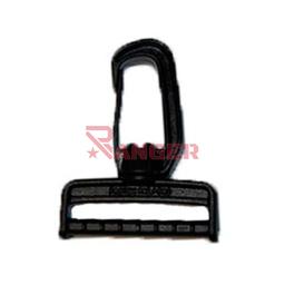 [106455] ENGANCHE CORREA FUSIL PVC GR. NEGRO