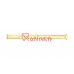 [09675] PASADOR PVC MILITARES AUTOMONTAJE 4 HUECOS DORADO