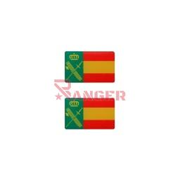 [130230-GC] PEGATINA ABULTADA MED. 2PCS GUARDIA CIVIL ESPAÑA
