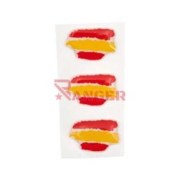 [130232-TES] PEGATINA ABULTADA PEQ. 3PCS TRAZOS ESPAÑA