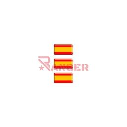 [130232-ES] PEGATINA ABULTADA PEQ. 3PCS BANDERA ESPAÑA