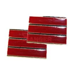 [130885-CT] GALON METALICO M5 PAR CABO TIERRA ROJO-DORADO