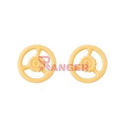 [130900-AT] EMBLEMA PVC CUELLO 2PCS AUTOMOVILISMO