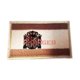 PARCHE BORDADO 8.5X5.5CM VELCRO DESIERTO