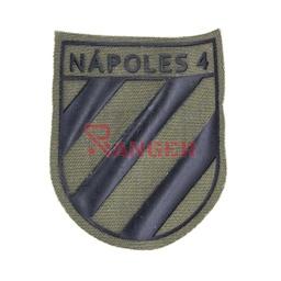 PARCHE BRIPAC NAPOLES 4 2ª BANDERA VELCRO VERDE