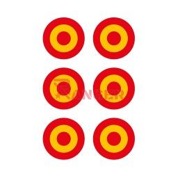 [133337] PEGATINA PLANA PEQ. 6PCS DIANA ESPAÑA