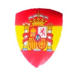 [133476] PEGATINA PLANA TRIANGULO BANDERA CONSTITUCION ESPAÑA