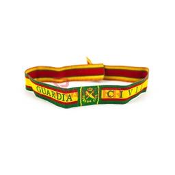 [111626] PULSERA CINTA BANDERA ESPAÑA GUARDIA CIVIL VERDE