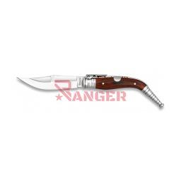 NAVAJA BANDOLERA 11 CM MADERA ROJA