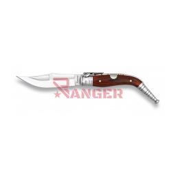 NAVAJA BANDOLERA HOJA 5 CM MADERA Tan