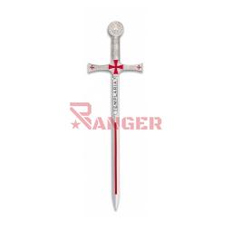 MINI ESPADA TEMPLARIA PLATA