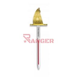 MINI ESPADA GUARDIAVELA 17.4CM DORADO-ROJO