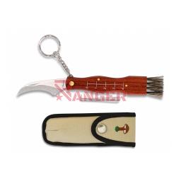 NAVAJA SETAS CON LLAVERO Y FUNDA 7.5CM